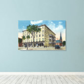 Toile Vue extérieure de l'hôtel De Witt (Insitu (Plancher de Bois))