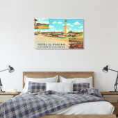 Toile Vue extérieure de l'hôtel el Rancho (Insitu(Chambre))