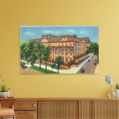 Toile Vue extérieure de l'hôtel US (Insitu(Salon))