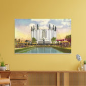 Toile Vue extérieure de l'immeuble de voyage (Insitu(Salon))