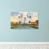 Toile Vue extérieure de l'immeuble de voyage (Insitu (Plancher de Bois))