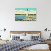 Toile Vue extérieure de Rock Island Light House (Insitu(Chambre))