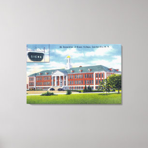 Toile Vue extérieure de Saint Bernardine de Sienne