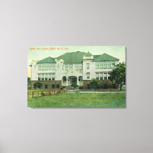 Toile Vue extérieure d'école d'avenue de Lytton