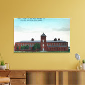 Toile Vue extérieure des aciéries de soie Currier Co (Insitu(Salon))