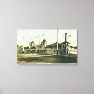 Toile Vue extérieure des bains (visibilité directe