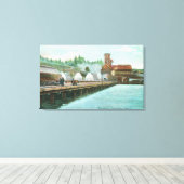 Toile Vue extérieure des fonderies (Insitu (Plancher de Bois))