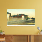 Toile Vue extérieure des quartiers Sherman et Halleck (Insitu(Salon))