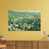 Toile Vue extérieure des sources thermales et jardins de (Insitu(Salon))