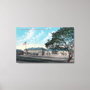 Toile Vue extérieure d'Hôpital Général, Presidio