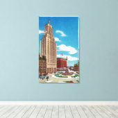 Toile Vue extérieure du bâtiment de la Rand (Insitu (Plancher de Bois))