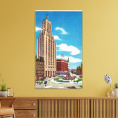 Toile Vue extérieure du bâtiment de la Rand (Insitu(Salon))