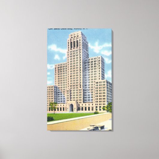 Toile Vue extérieure du bâtiment du bureau de Gov Smith (Recto)