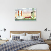 Toile Vue extérieure du bâtiment du gouvernement américa (Insitu(Chambre))