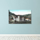 Toile Vue extérieure du boulevard des sources minérales (Insitu (Plancher de Bois))