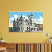 Toile Vue extérieure du bureau de poste 4 (Insitu(Salon))