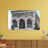Toile Vue extérieure du bureau de poste de Sainte-Hélène (Insitu(Salon))
