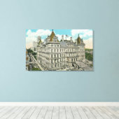 Toile Vue extérieure du Capitole de l'État et du bureau (Insitu (Plancher de Bois))