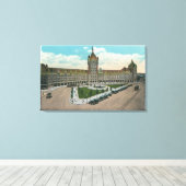 Toile Vue extérieure du D & H et du Journal (Insitu (Plancher de Bois))