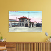 Toile Vue extérieure du dépôt électrique Napa, CA (Insitu(Salon))