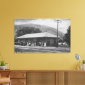 Toile Vue extérieure du dépôt ferroviaire (Insitu(Salon))