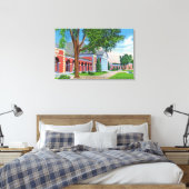 Toile Vue extérieure du Hall des sources et des jardins (Insitu(Chambre))