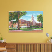 Toile Vue extérieure du lycée (Insitu(Salon))