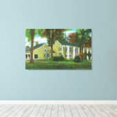 Toile Vue extérieure du manoir du général Philip Schuyle (Insitu (Plancher de Bois))