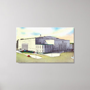 Toile Vue extérieure du mémorial de Buffalo