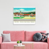 Toile Vue extérieure du Motel Golf, Montecito (Insitu(Salon))