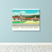 Toile Vue extérieure du Motel Golf, Montecito (Insitu (Plancher de Bois))