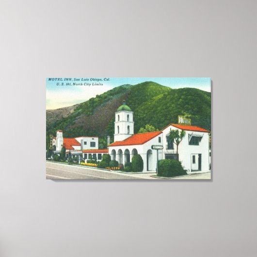 Toile Vue extérieure du Motel Inn (Recto)