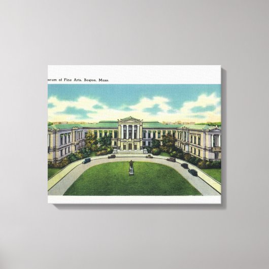 Toile Vue extérieure du Musée des Beaux-Arts # 2 (Recto)