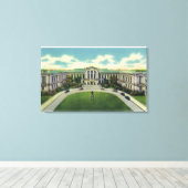 Toile Vue extérieure du Musée des Beaux-Arts # 2 (Insitu (Plancher de Bois))