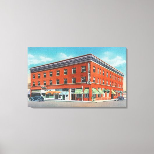 Toile Vue extérieure du New Rogerson Hotel (Recto)