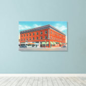 Toile Vue extérieure du New Rogerson Hotel (Insitu (Plancher de Bois))