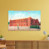 Toile Vue extérieure du nouveau pavillon militaire d'éta (Insitu(Salon))