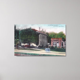 Toile Vue extérieure du palais de justice Lakeport, CA