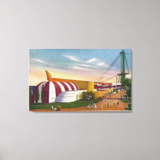 Toile Vue extérieure du pavillon alimentaire et agricole