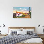 Toile Vue extérieure du pavillon alimentaire et agricole (Insitu(Chambre))