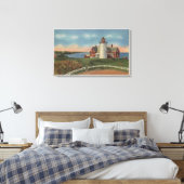 Toile Vue extérieure du phare de Nobska (Insitu(Chambre))