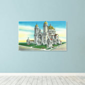 Toile Vue extérieure du Sanctuaire de notre Dame de (Insitu (Plancher de Bois))