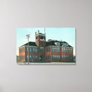 Toile Vue extérieure du SchoolMedford public, OU