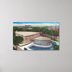 Toile Vue extérieure du théâtre de variétés de Klei
