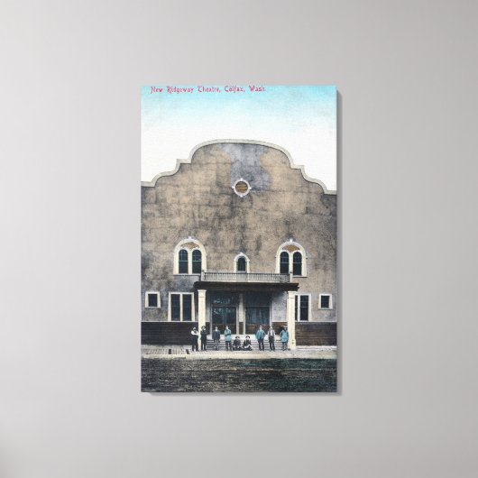 Toile Vue extérieure du théâtre New Ridgeway (Recto)