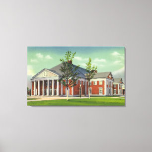 Toile Vue extérieure du théâtre Spa de Saratoga