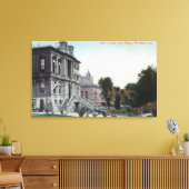 Toile Vue extérieure du tribunal du comté de Polo (Insitu(Salon))