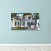 Toile Vue extérieure d'une maison typique de pain de gin (Insitu (Plancher de Bois))