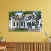 Toile Vue extérieure d'une maison typique de pain de gin (Insitu(Salon))