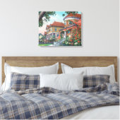Toile Vue extérieure d'une résidence typique (Insitu(Chambre))